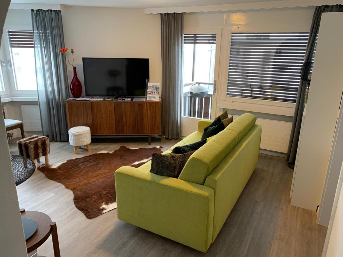 Agrimonia - Moebilierte Ferienwohnung Mit Balkon Davos Exterior foto